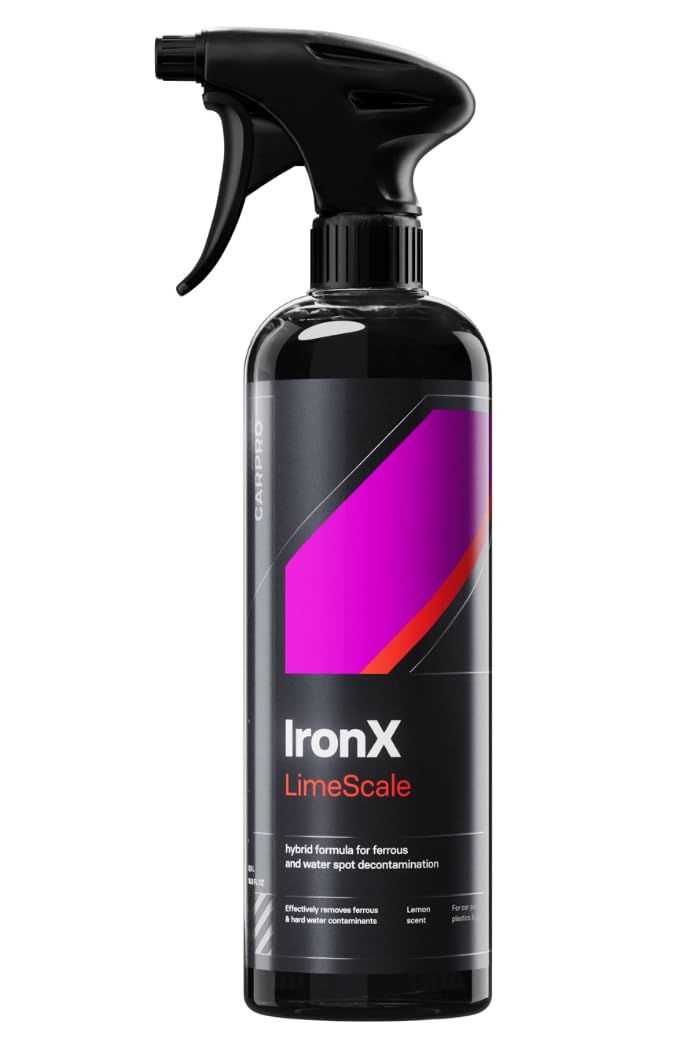 CARPRO IronX Iron Remover: Lemon Scent - Stops Rust Spots and Pre-Mature Failure of the Clear Coat, Iron Contaminant Removal - 500mL with Sprayer (17oz) - Image 1